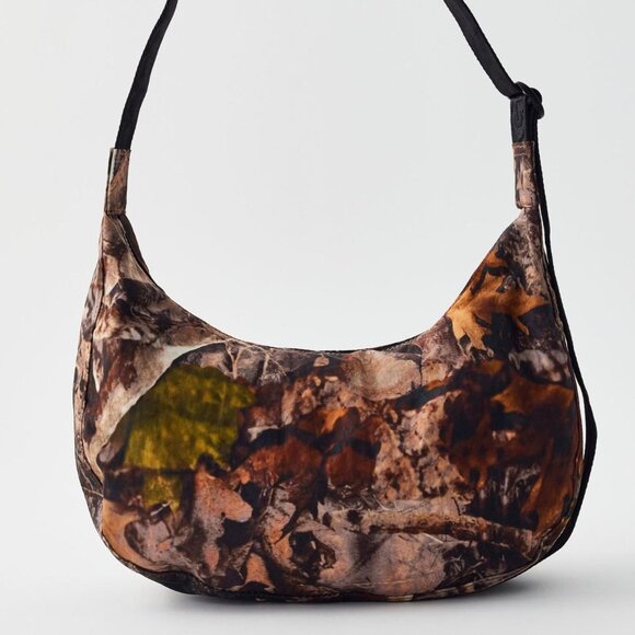 NWT Baggu Medium Crescent Bag - Photo Forest - Picture 5 of 8